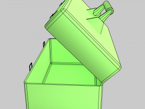 metal tool box Modèle 3D