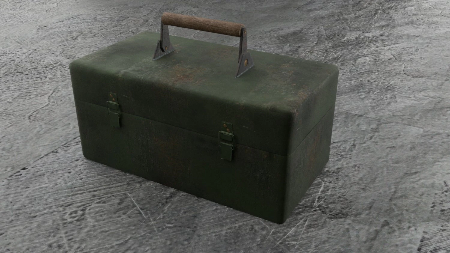 metal tool box 3D Model .c4d .max .obj .3ds .fbx .stl .blend 