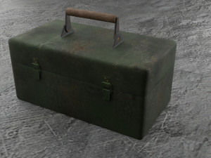 metal tool box 3D-Modell