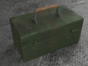 metal tool box 3D Model