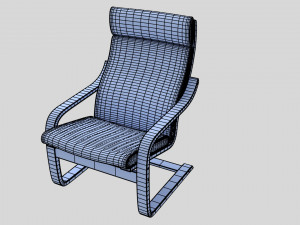 poang chair 3D Модель