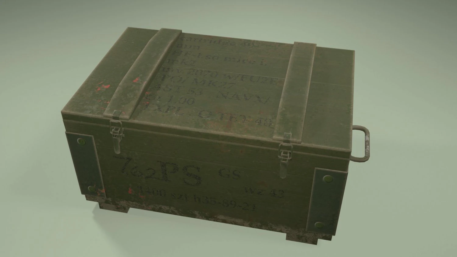 military box game ready 3D Model .c4d .max .obj .3ds .fbx .stl .blend 