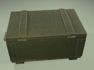 military box game ready 3D 模型