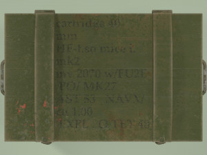 military box game ready 3D 模型