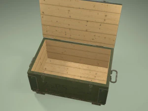 military box game ready 3D Model
