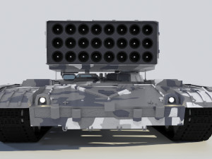 3d heavy fire-throwing system buratino 3D 모델