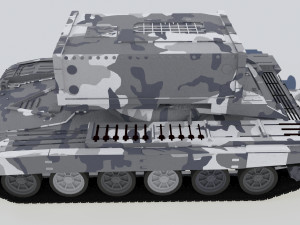 3d heavy fire-throwing system buratino Modelo 3D