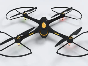 квадрокоптер Hubsan H501s x4 3D Модель