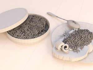 black caviar 3D मॉडल