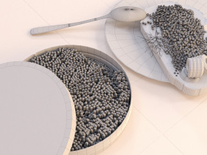 black caviar 3D मॉडल