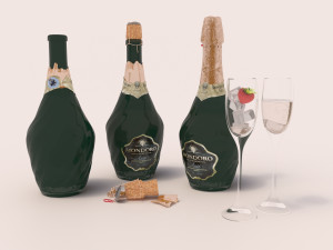 champagne mondoro 3D Модель
