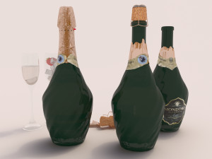 champagne mondoro 3D Модель