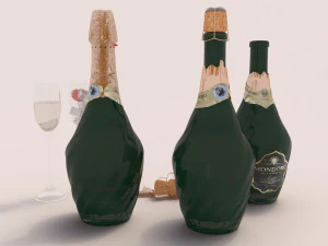 champagne mondoro 3D Model
