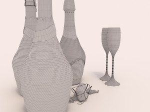 champagne mondoro 3D Модель