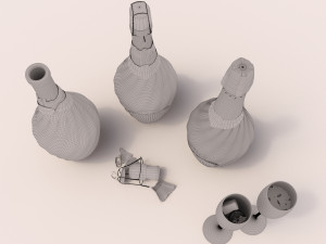 champagne mondoro 3D Модель
