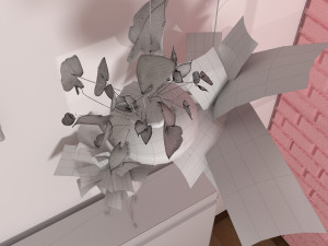 kokedama plant Modèle 3D