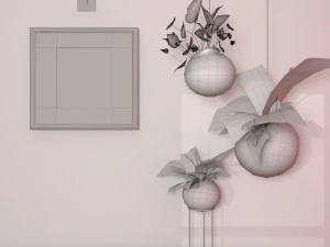 kokedama plant 3D Model