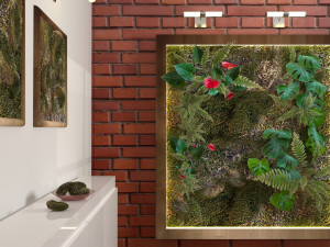vegetal wall plant Modello 3D