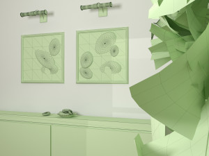 vegetal wall plant Modello 3D