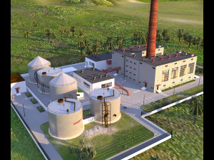 heating plant 3D Model