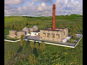 heating plant 3D Модель