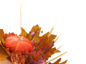 autumn flower arrangement with a pumpkin 3D मॉडल