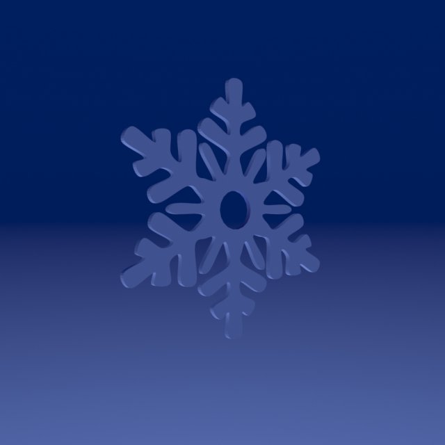 snowflake Modèle 3D .c4d .max .obj .3ds .fbx .stl .blend 