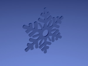 snowflake Modèle 3D