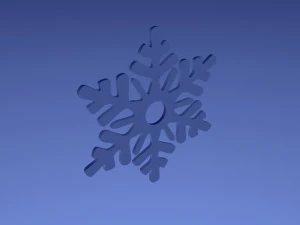 snowflake 3D Model