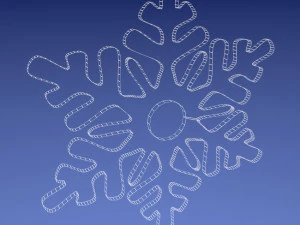 snowflake 3D Model