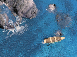 boat with waterfall 3D Model