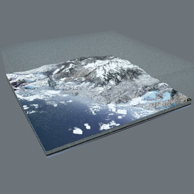 piece of terrain 3D 模型 .c4d .max .obj .3ds .fbx .stl .blend 