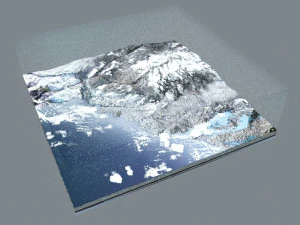 piece of terrain 3D Model