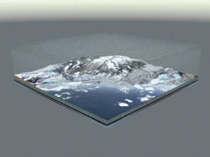 piece of terrain 3D Model