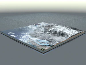 piece of terrain 3D Model