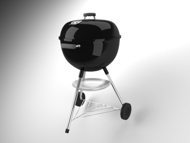barbecue 3D 模型 .c4d .max .obj .3ds .fbx .stl .blend