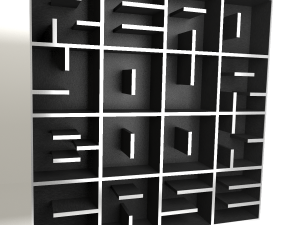 book shelf 3D Model