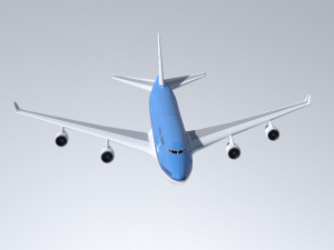 boeing 747-400 klm 3D 模型