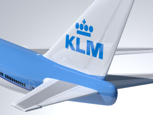 boeing 747-400 klm 3D 模型