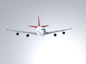 boeing 747-400 qantas 3D Model