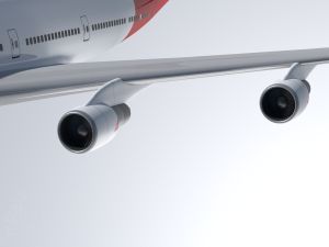 boeing 747-400 qantas 3D Model
