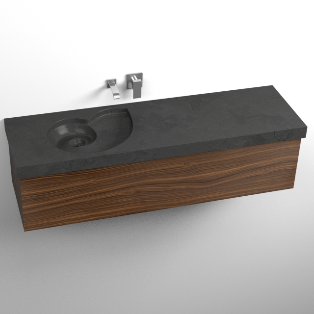 shell sink 3D Model .c4d .max .obj .3ds .fbx .stl .blend 