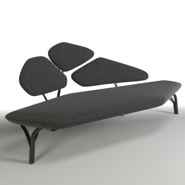 borghese couch Model 3D .c4d .max .obj .3ds .fbx .stl .blend 