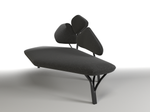borghese couch Model 3D