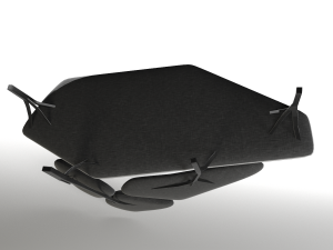borghese couch Model 3D
