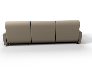 fabric couch 3D मॉडल