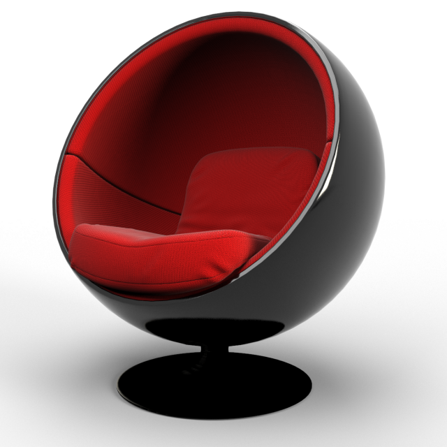 Black ball chair store