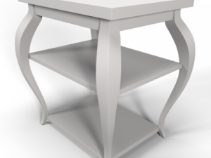 vera sidetable white Modèle 3D