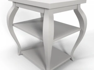 vera sidetable white 3D Model