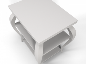 vera sidetable white Modèle 3D
